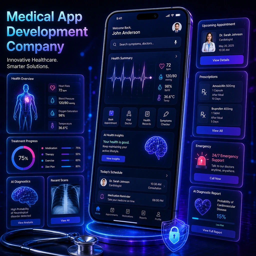 Medical app development company in India